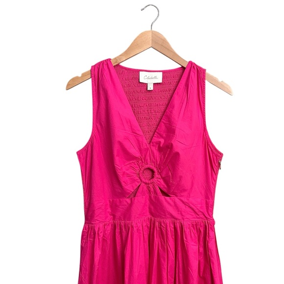 Cleobella Charaya Ankle Dress in Magenta - Picture 4 of 9